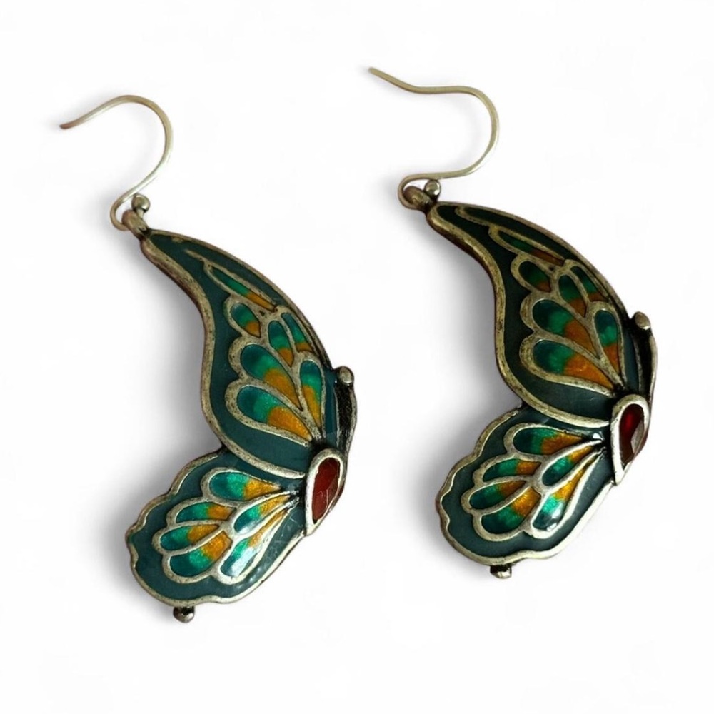 Vintage Butterfly Earrings